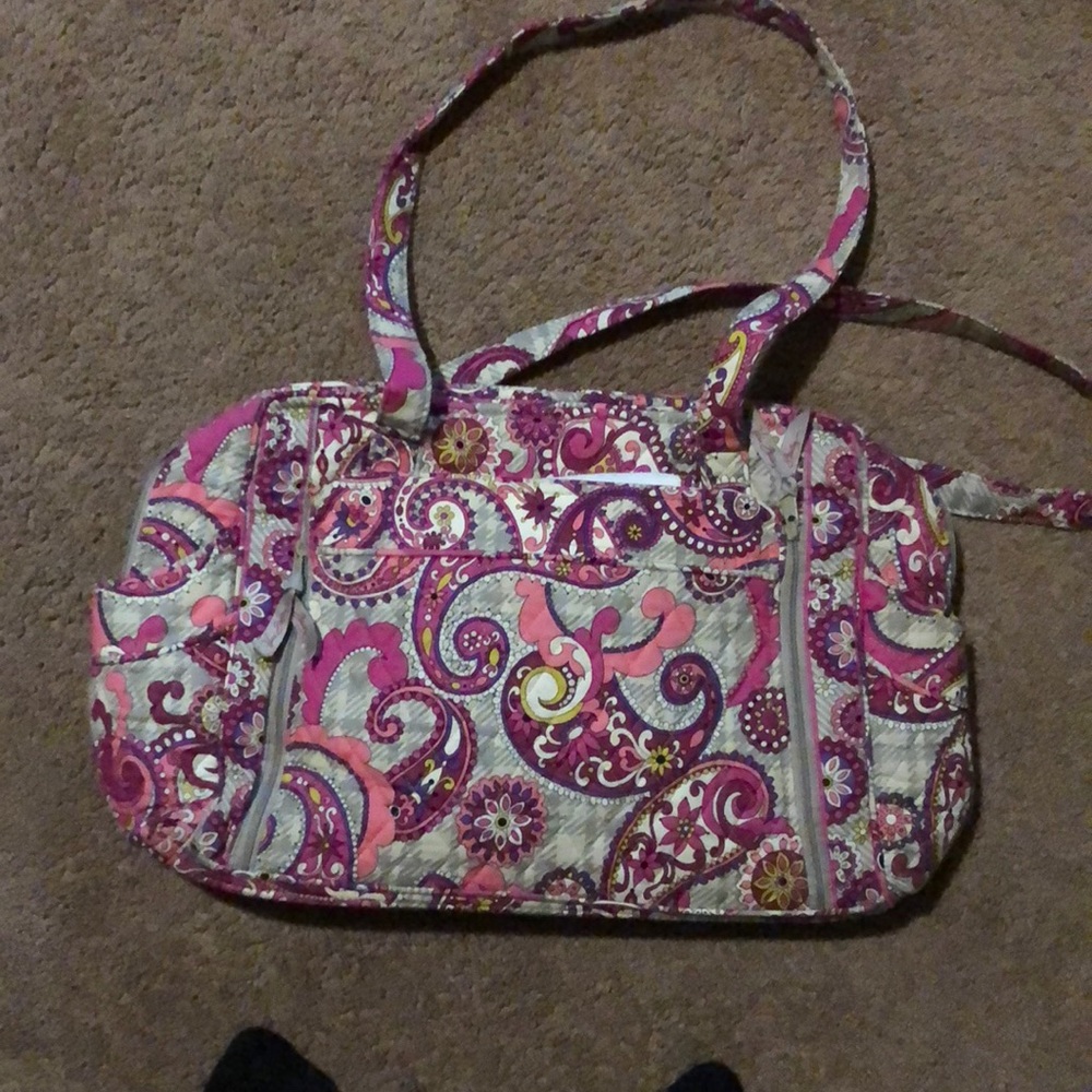 Vera Bradley diaper bag with changing pad